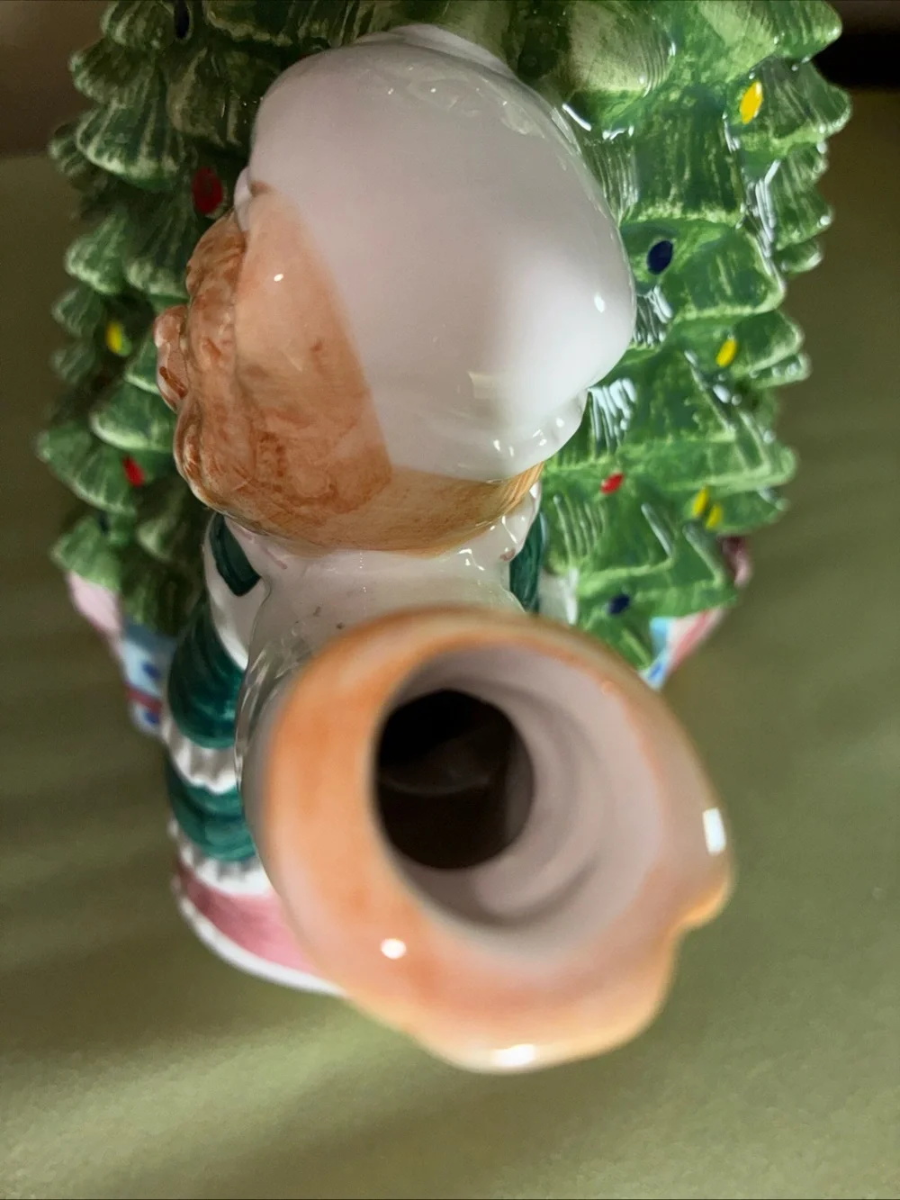 Vintage Caffco Well Manored Cats, Christmas Tree Teapot, 8.5 Inches Tall.